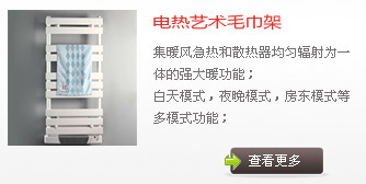 電熱藝術毛巾架